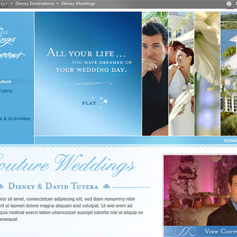 Disney Couture Weddings
